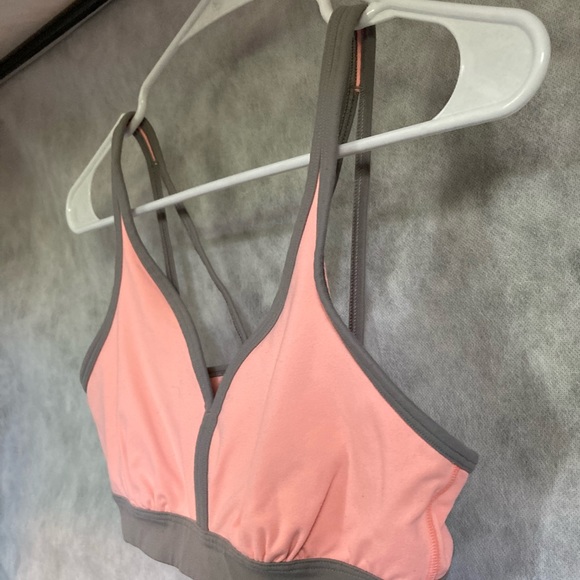 VSX VICTORIAS SECRET Sports Bra Peach Creamsicle Orange Gray S/P - Picture 11 of 16